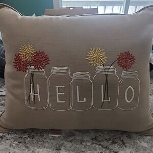 Sunbrella Hello Pillow 18 X 15 X 5